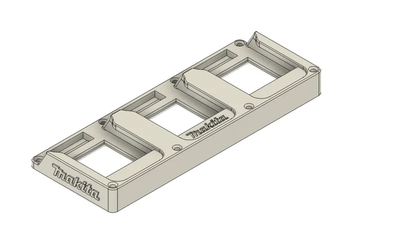 Trio Makita battery wall mount