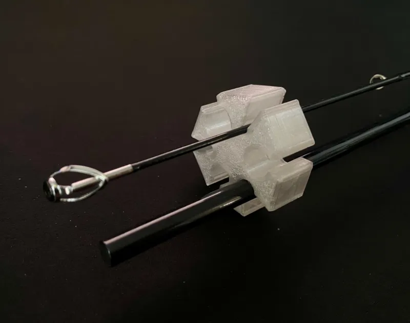 2-Piece Fishing Rod Clip