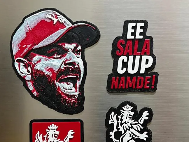 RCB Fridge Magnet pack (4 pieces)