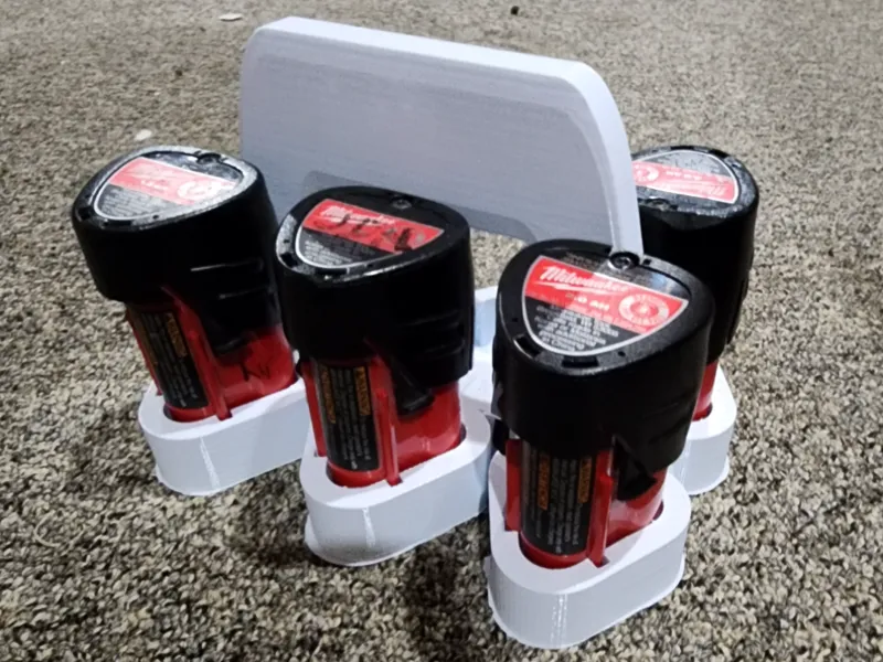 Milwaukee M12 6 Small Battery Holder 