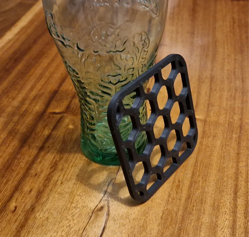 Squared Honeycomb Coaster