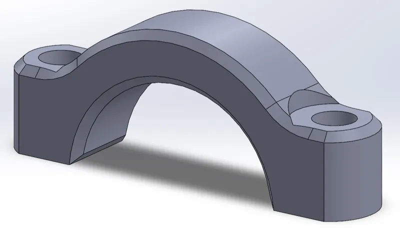 Handle bar clamp for KTM heated grips