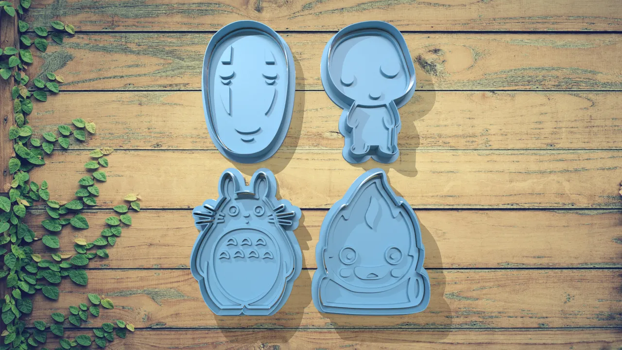 Ghibli Cookie Cutter Set view 2