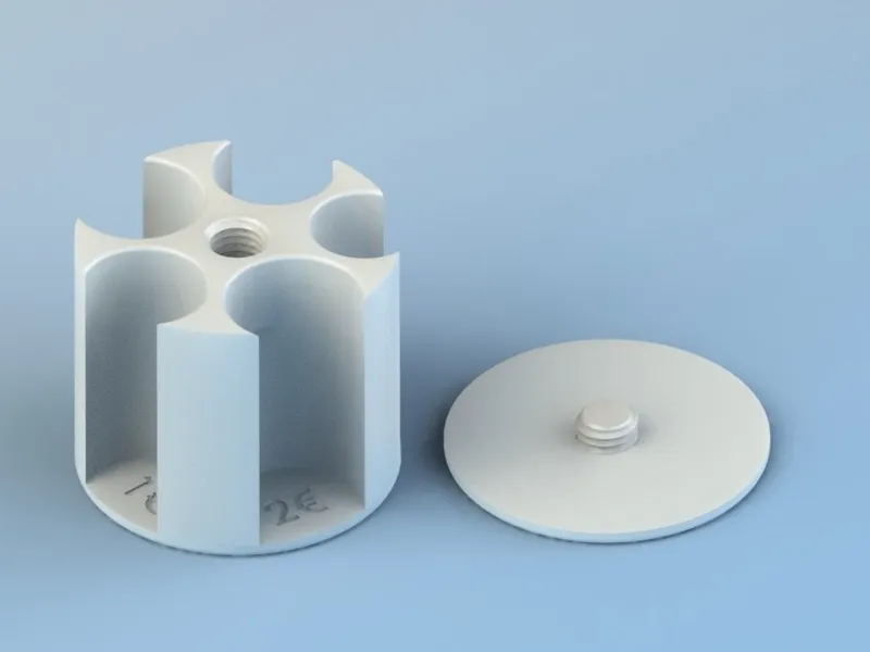 Euro Coin Holder with Cap