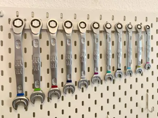 IKEA Skadis wrench holder (for wera joker switch)