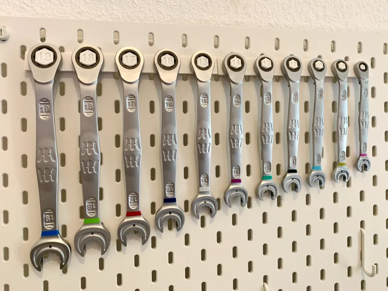 IKEA Skadis wrench holder (for wera joker switch)
