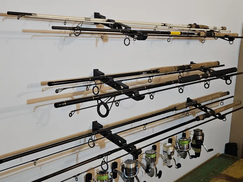 Fishing Rod Wall Mount