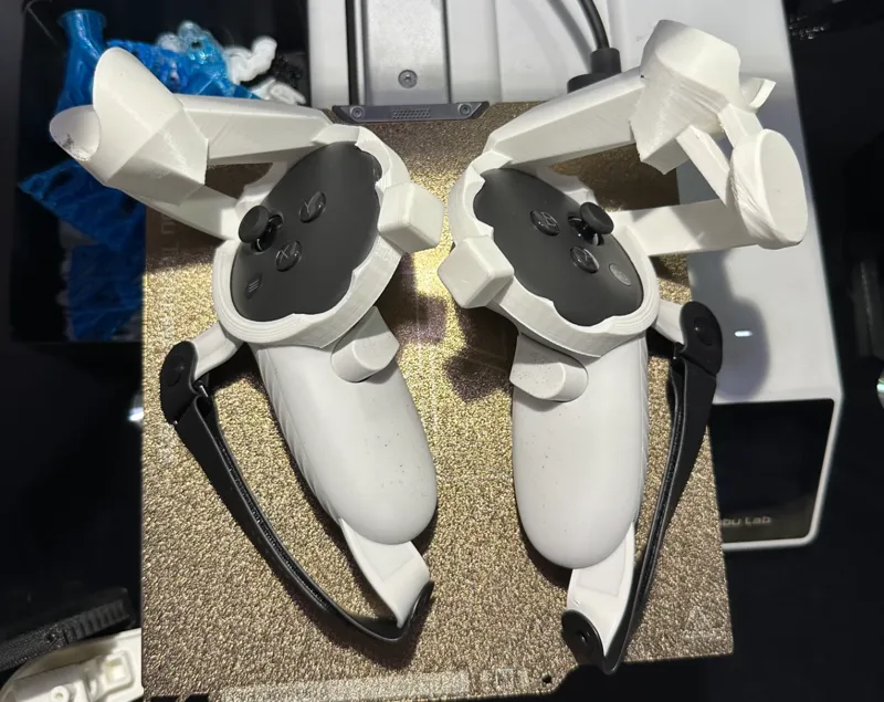 Improved Quest 3 Controller Mount (Sanlaki style)