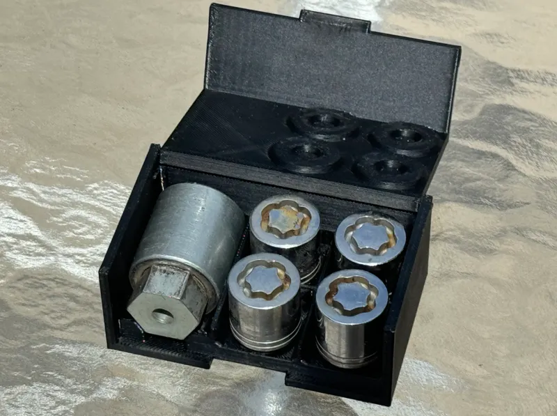 Subaru Wheel Lock Storage Box
