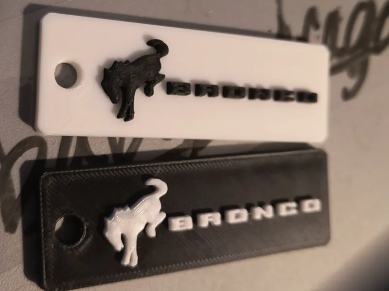bronco keychain
