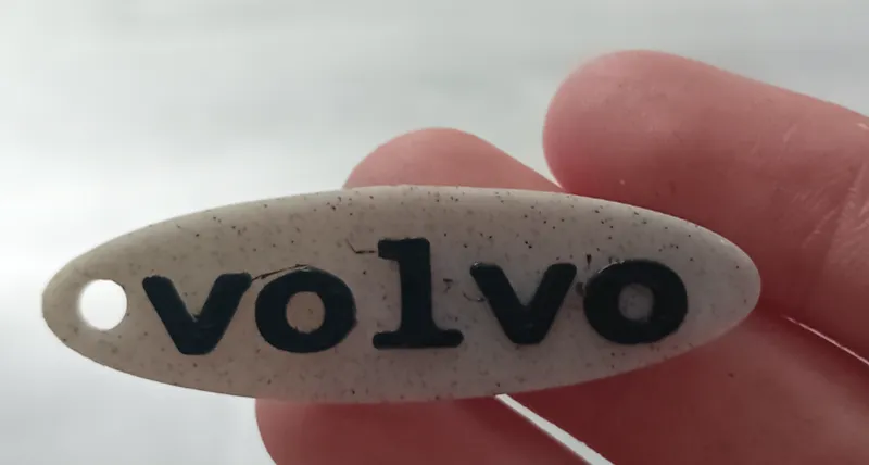 simple volvo keychain