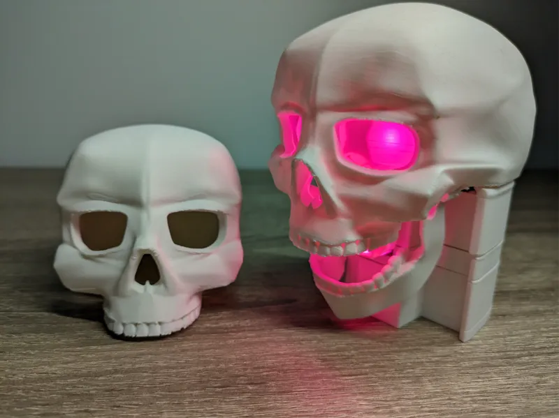 Experimental Skull for LED project