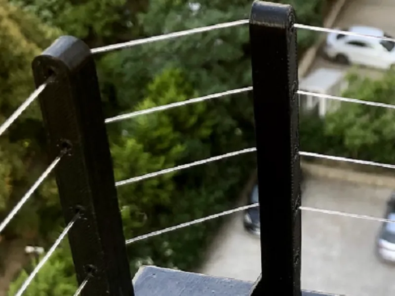 CROW & BIRD REPELLENT FOR BALCONY RAILINGS