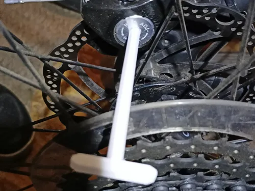 Mechanical bike brakes adjustment tool hex