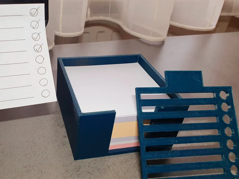 Notes To-Do template and box