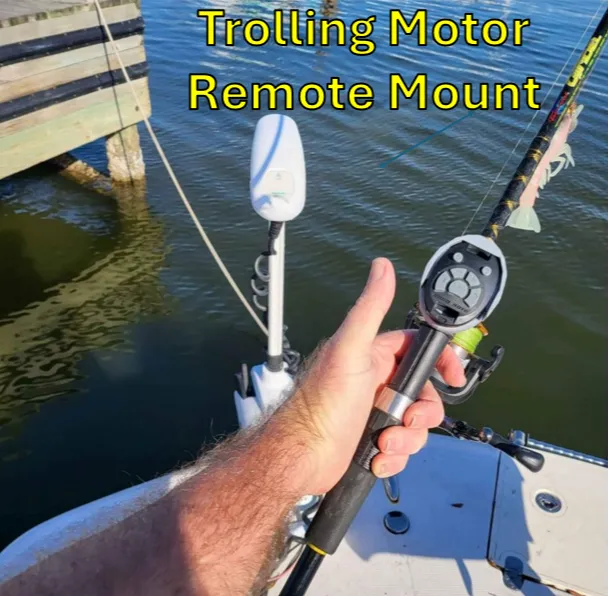 Trolling Motor Remote Fishing Pole Mount