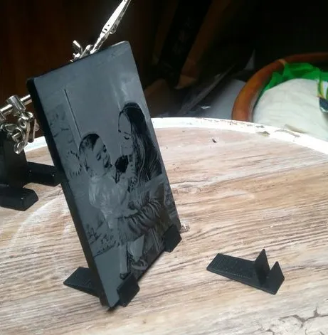 Photographic plate stand (5,4,3,2 or 1 mm)