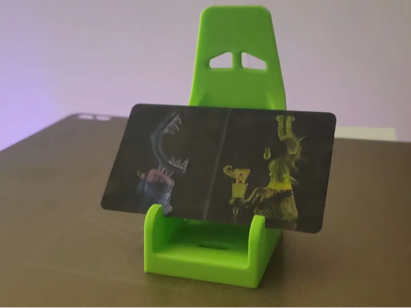 Bucket Seat Card Stand