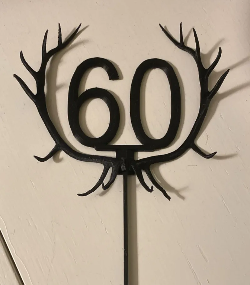 Cake topper antlers