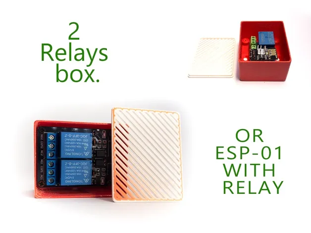Box for ESP-01 Relay or 2 Relay Module