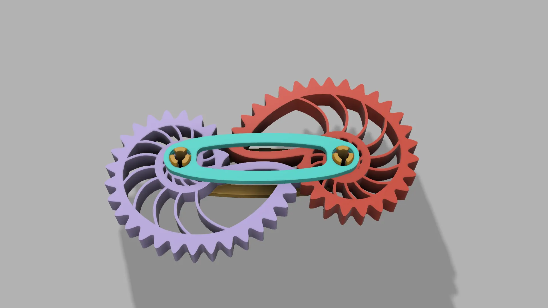 Nautilus gear fidget toy鹦鹉螺齿轮解压玩具 - Free 3D Print Model - MakerWorld