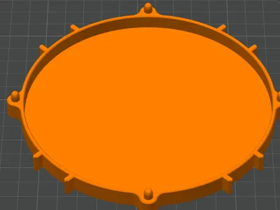 Stackable 125mm sanding disc storage