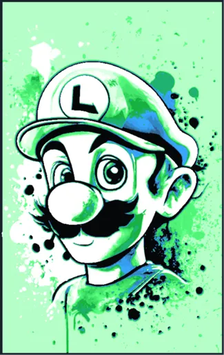 HueForge - Luigi (5 color combo)