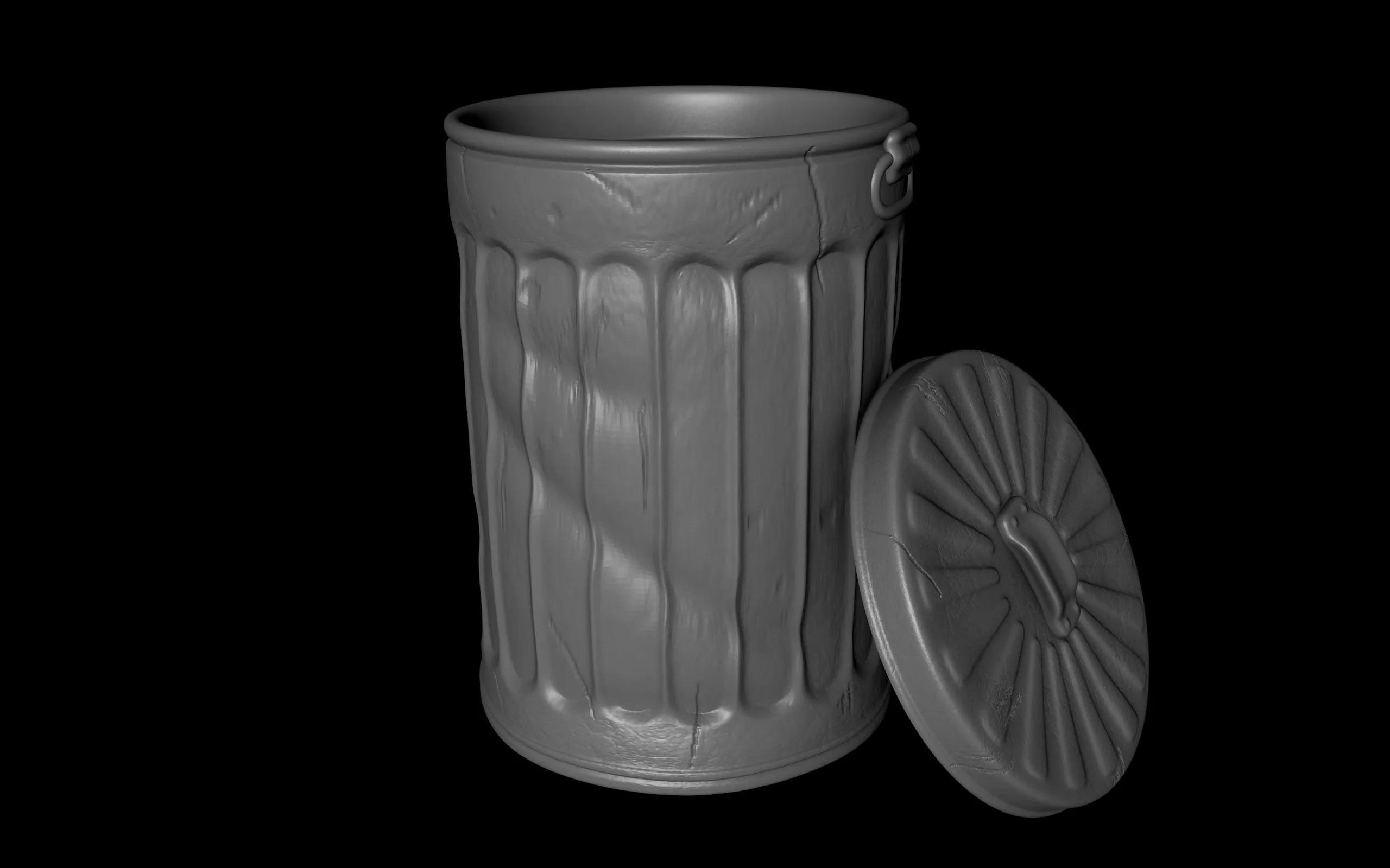 American Trash Can High Resolution Model by Alsamen MakerWorld