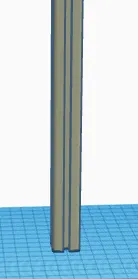 250mm tall 2020 extrusion