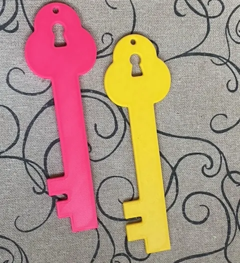 Kids plastic key