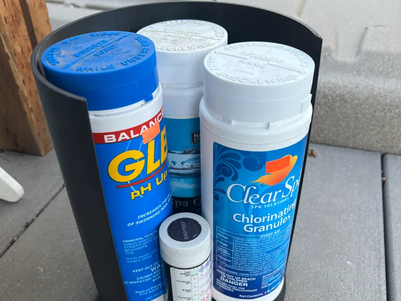 Spa Chemicals Container