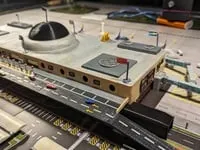 1:400 airport terminal