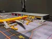 1:400 Airport cargo terminal