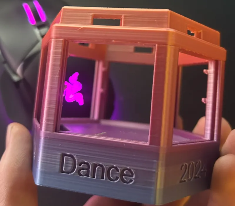 Twist Lock Trick Box for lithophanes with battery