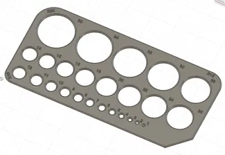 Kreisschablone - Circle Template