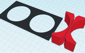 Gauge panel for dodge truck dash pocket