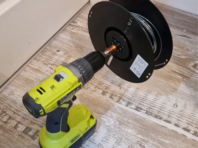 Screwdriver Spool Rewinder