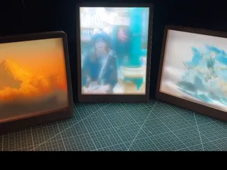 音乐相框灯
