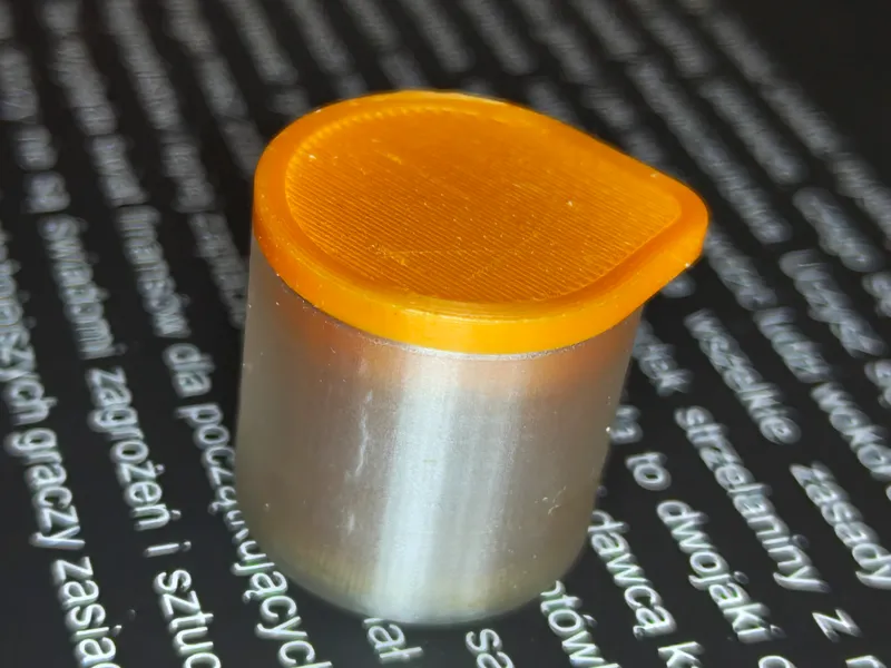 Small tube container, capsule for gold ducat coins