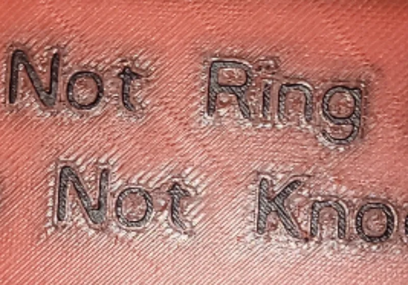 No Soliciting Sign