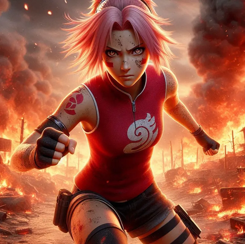 Hueforge of Sakura from Naruto