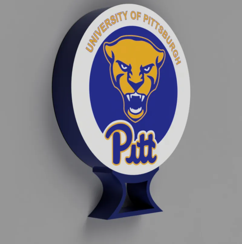 University of Pittsburgh Lightbox and Stand