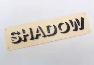 Shadow Lettering