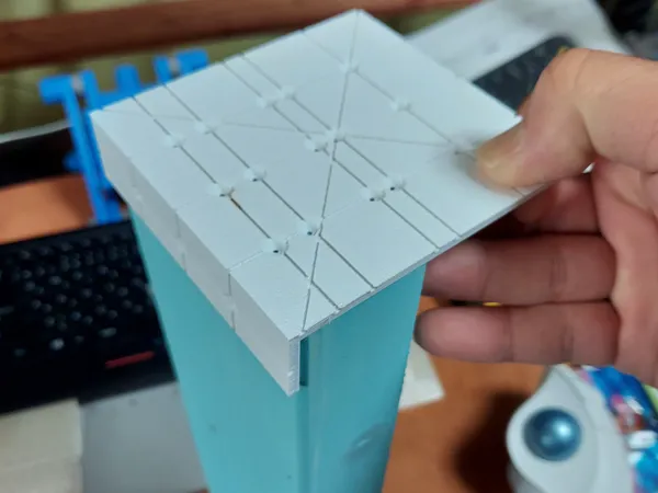 Gabarit règle pour tasseaux 2x4