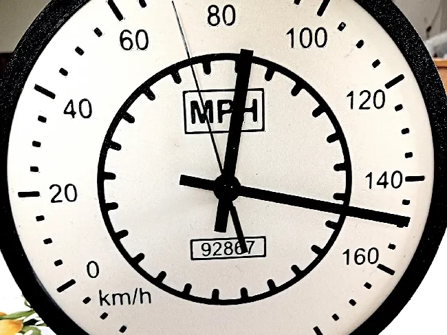 wall clock - tachometer