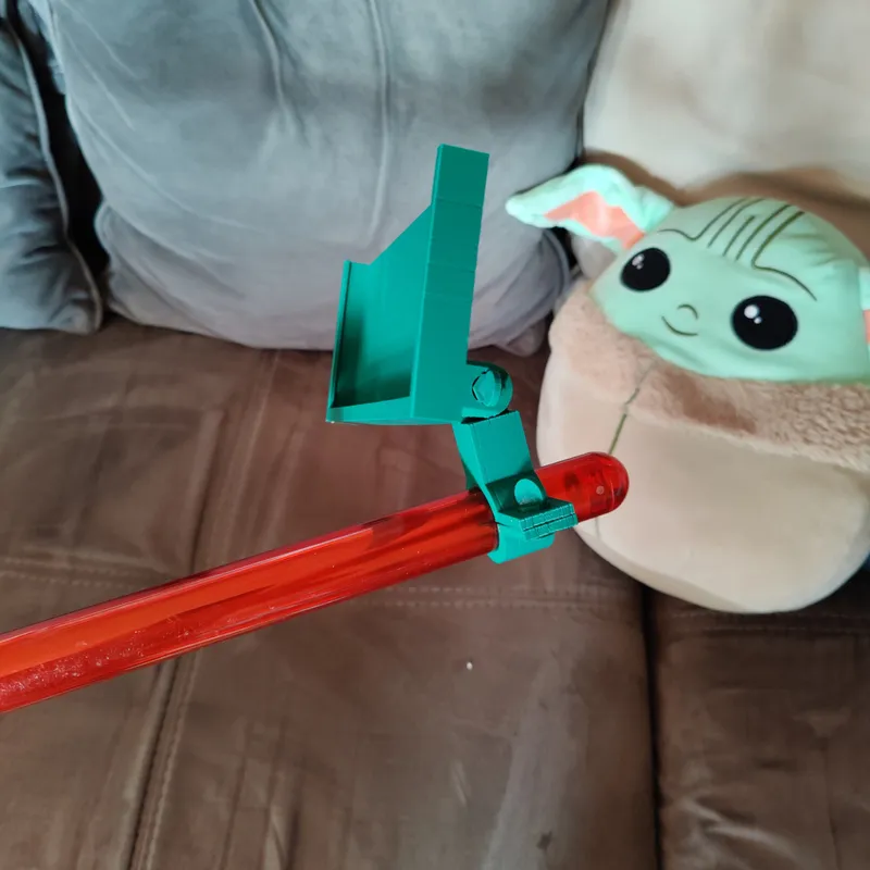 Lightsaber as selfie stick (customisable)