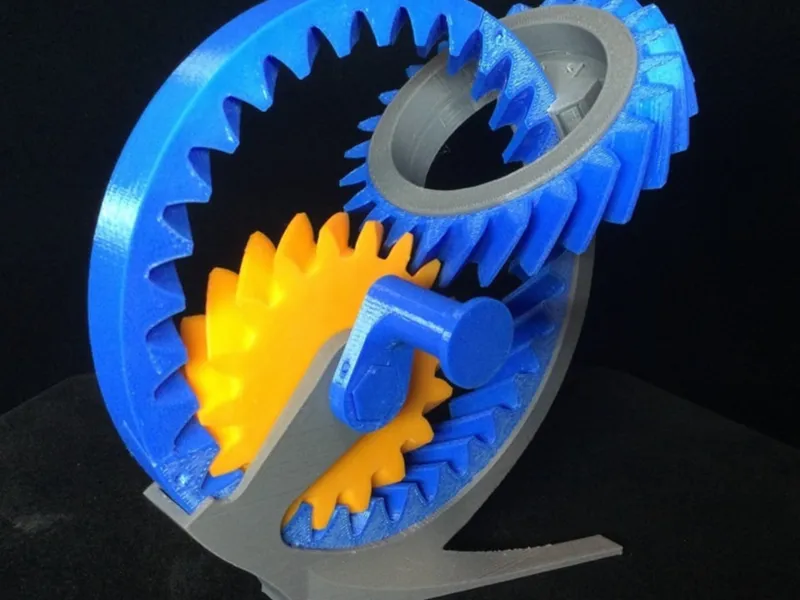 Helical Gear Kinetic Object