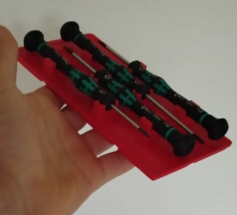 Gridfinity Wera Kraftform Holder 4x light version