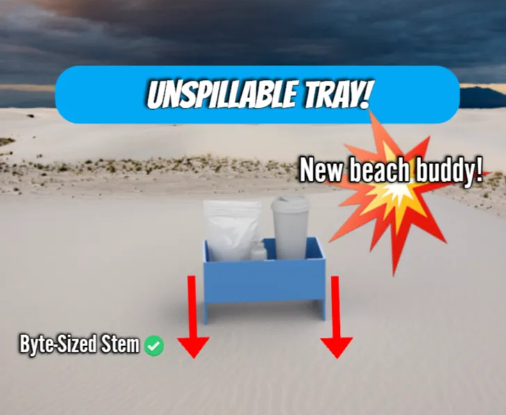 Unspillable Tray