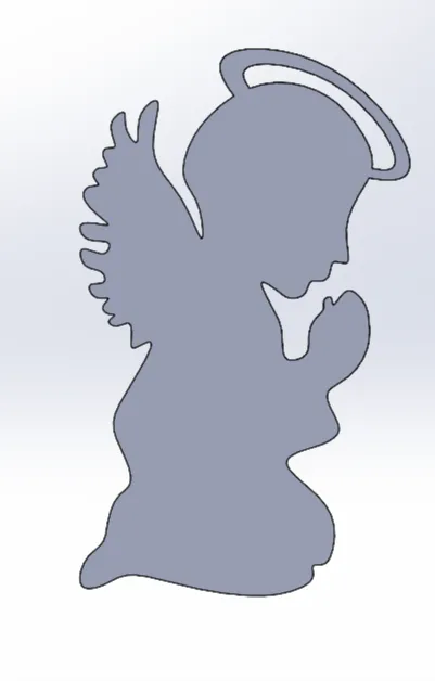 Angel prays